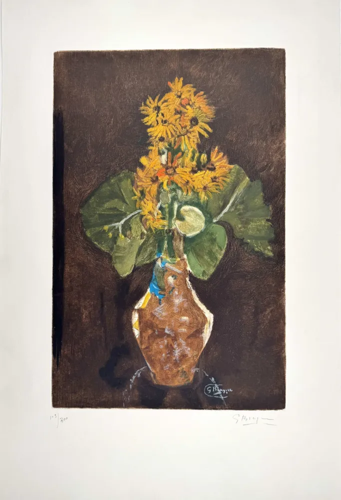 Acquaforte E Acquatinta Braque - Les Marguerites 