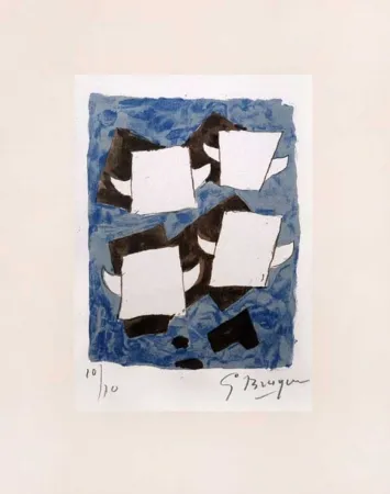 Litografia Braque - Lithograph from Le tir à l'arc (The Archery)