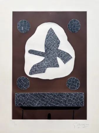 Acquaforte E Acquatinta Braque - L'oiseau de passage