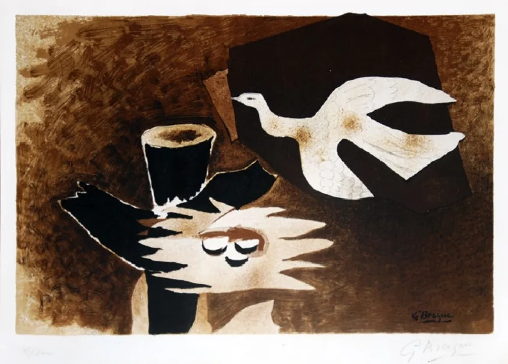 Litografia Braque - L'oiseau et son nid (The Bird and Its Nest)