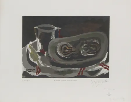 Multiplo Braque - Nature Morte Aux Huitres