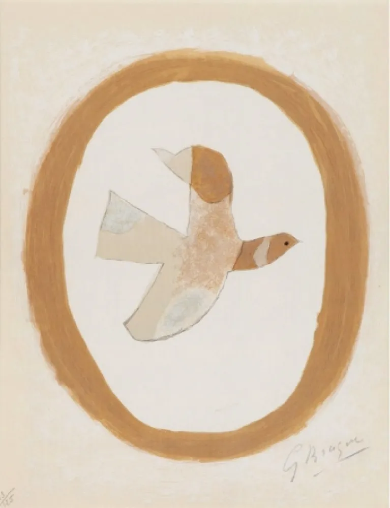 Litografia Braque - Oiseau des sables