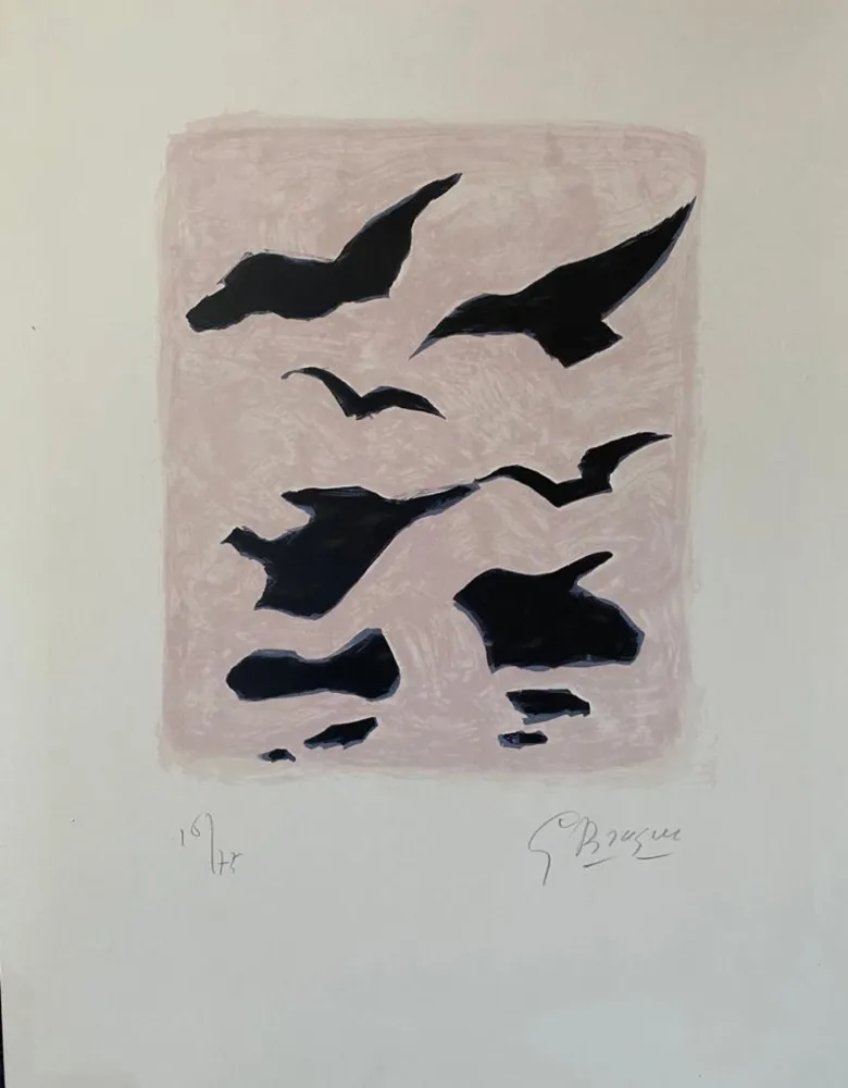 Incisione Braque - Oiseaux #178