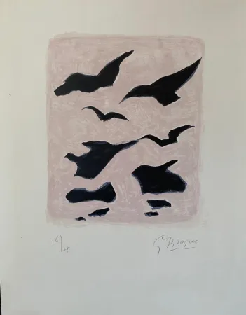 Incisione Braque - Oiseaux #178
