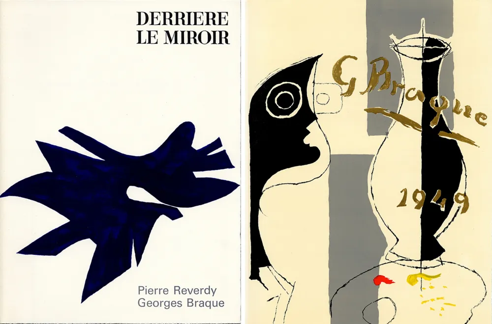 Libro Illustrato Braque - PIERRE REVERDY, GEORGES BRAQUE. DERRIÈRE LE MIROIR n° 135-136. Déc.1962-Janv.1963.