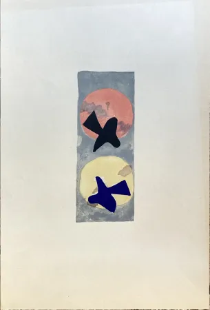 Litografia Braque - Soleil et lune II