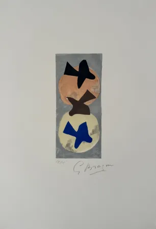 Litografia Braque - Soleil et Lune II 