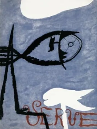 Libro Illustrato Braque - VERVE VOL. I n° 2. (Couverture de G. Braque)