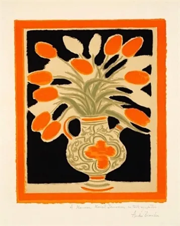 Litografia Brasilier - LE VASE ITALIEN