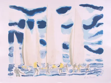 Litografia Brasilier - Les Régates - Regattas