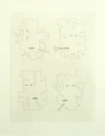 Incisione Brauner - Codex d'un visage