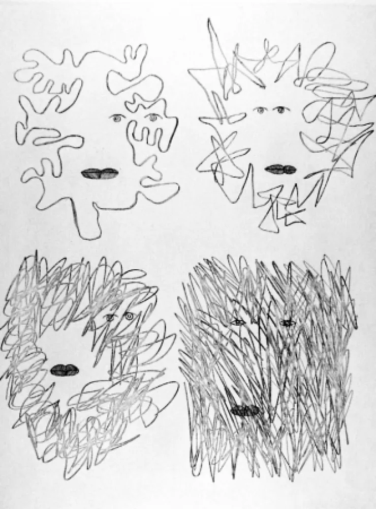 Acquaforte Brauner - Dans le néant intérieur la place du deviner implante sa force