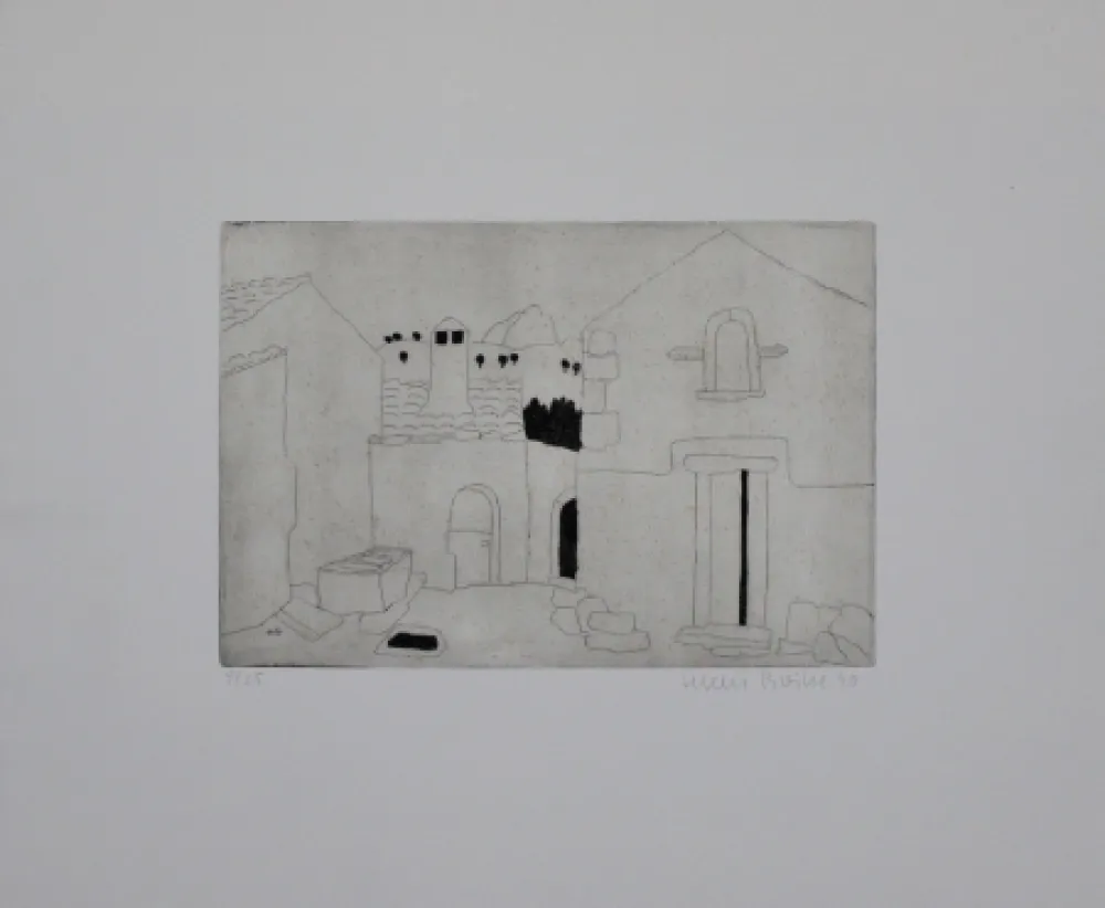 Incisione Breiter - Hausfassade