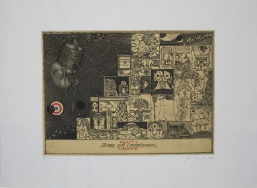 Acquaforte E Acquatinta Bremer - Evolution Alternativ:  Thema mit Variationen