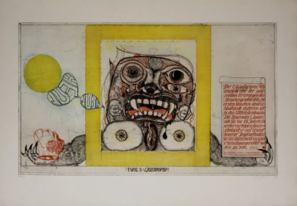 Incisione Bremer - Lycanthropus / Werewolf