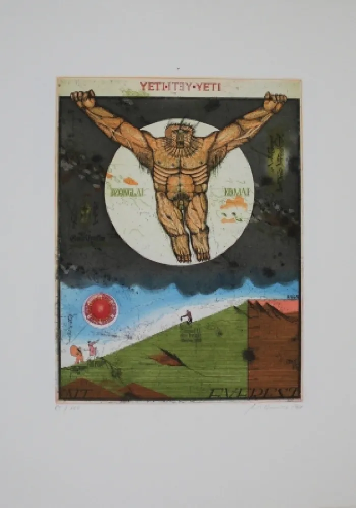 Acquaforte E Acquatinta Bremer - Yeti Yeti Yeti