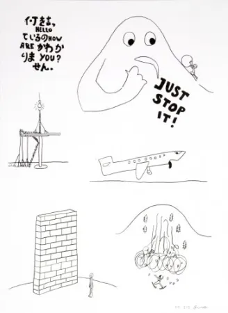 Litografia Breuning  - Random thoughts about life 5