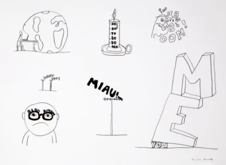 Litografia Breuning  - Random thoughts about life 7