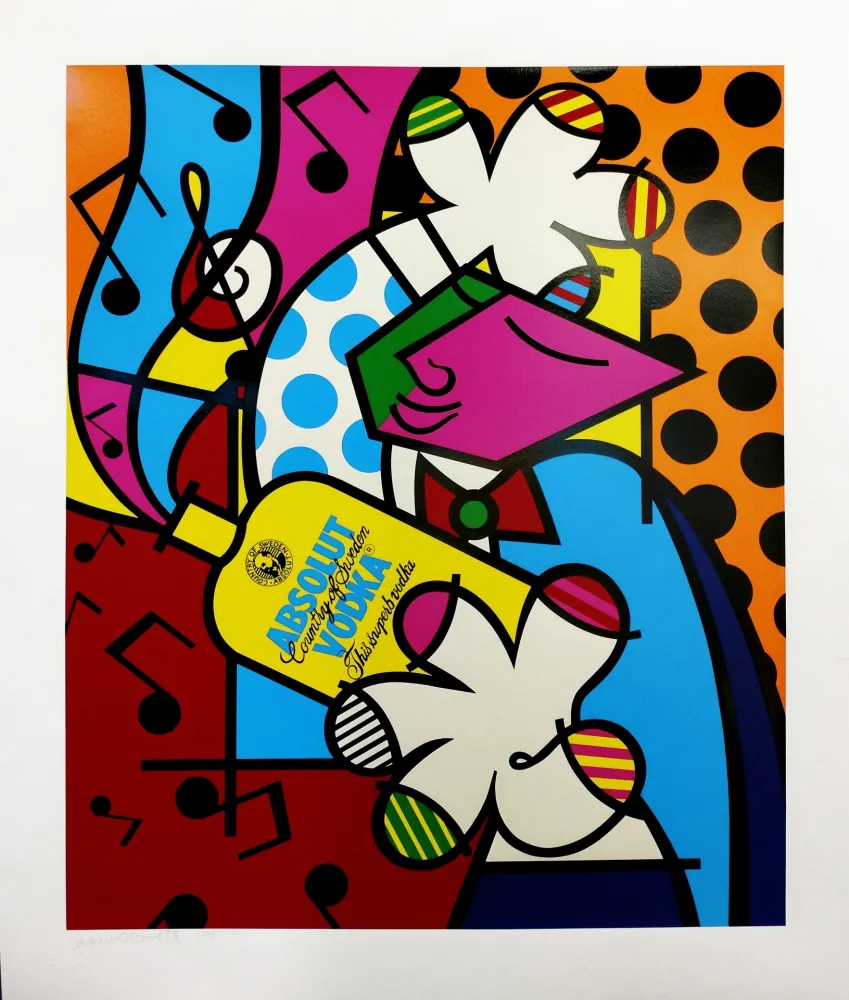 Serigrafia Britto - ABSOLUT BRITTO II