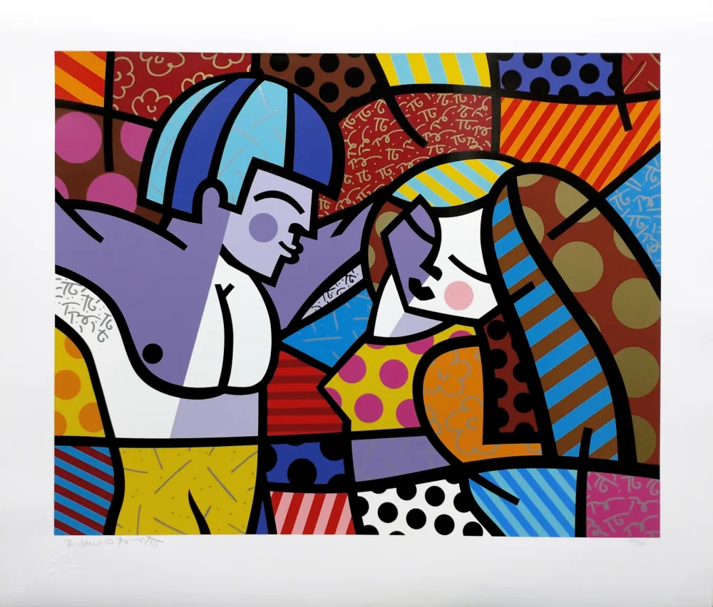 Serigrafia Britto - FIRST LOVE