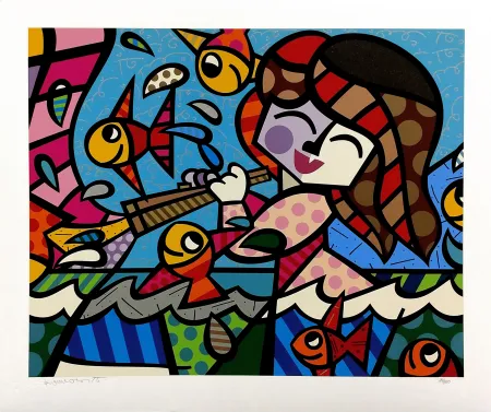 Serigrafia Britto - NEPTUNE'S DAUGHTER