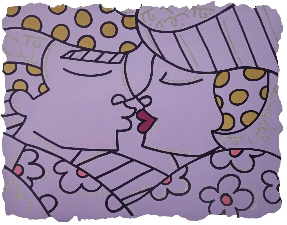 Serigrafia Britto - YOU ARE SO WONDERFUL (PURPLE)