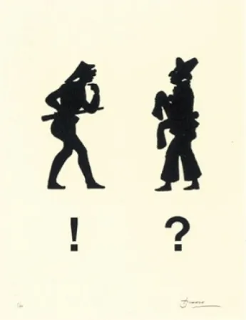 Litografia Brossa - Diàleg