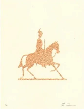 Litografia Brossa - Poema visual 4