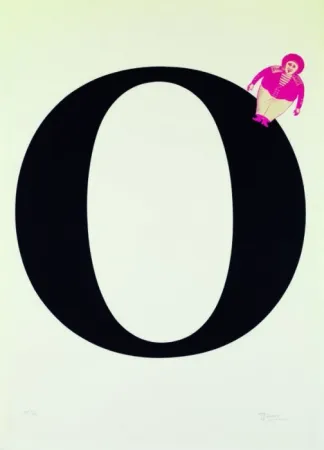 Litografia Brossa - Poema Visual Ceret i Colliure