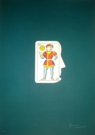 Litografia Brossa - Sans titre 4