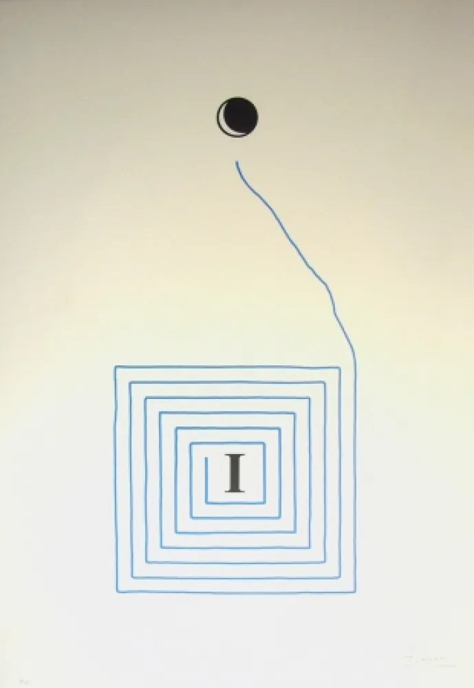 Litografia Brossa - Sans titre