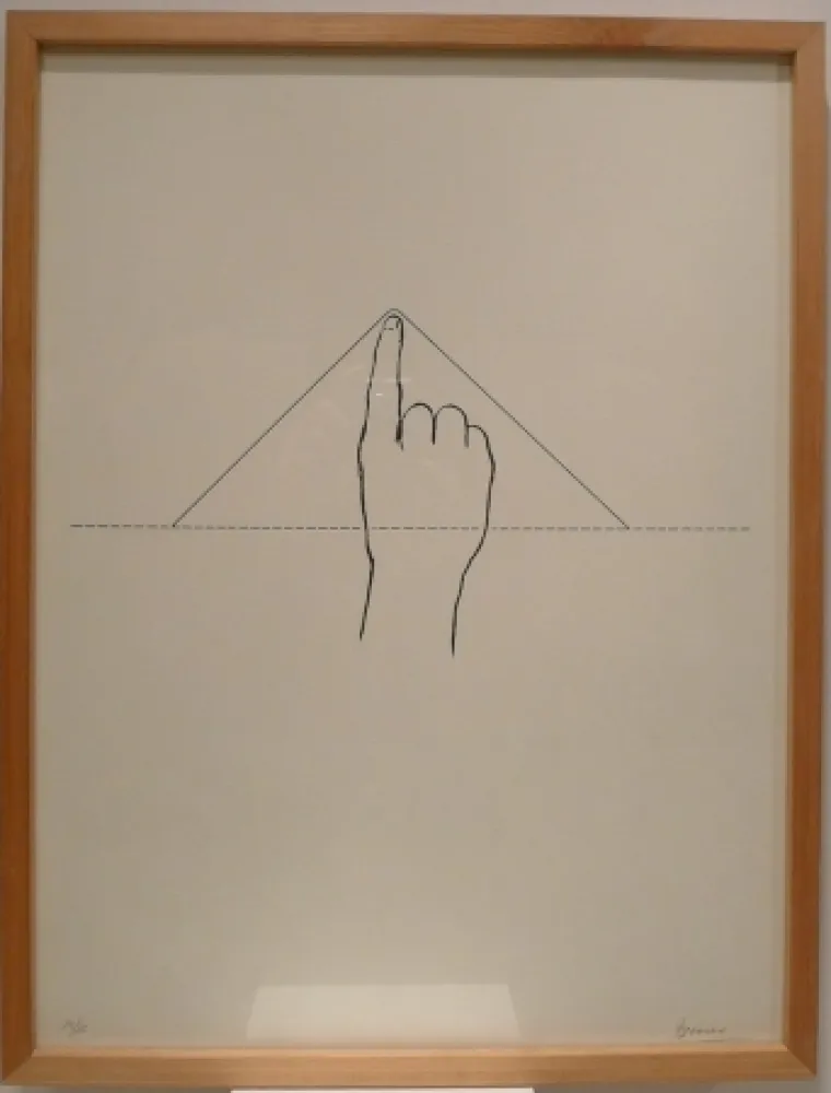 Litografia Brossa - Sin Título