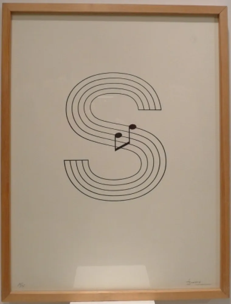 Litografia Brossa - Sin Título