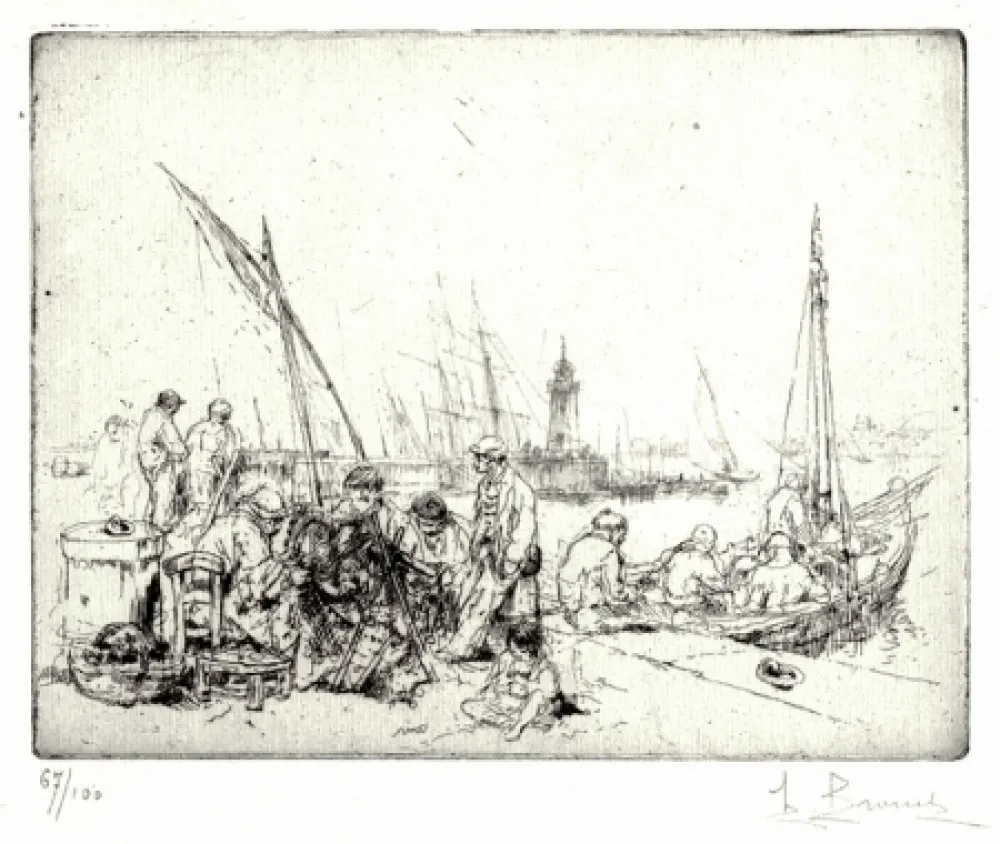 Acquaforte Brouet - Les Raccommodeurs de Filets