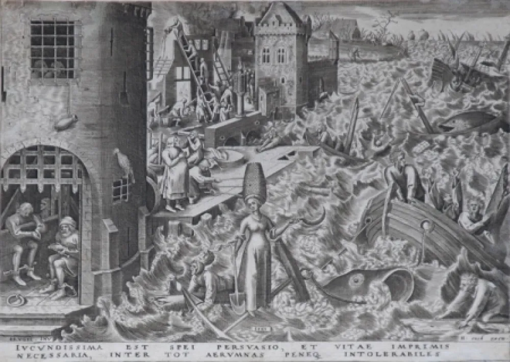 Acquaforte Brueghel - Hope from The World of Seven Virtues