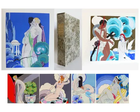 Libro Illustrato Brunelleschi - Pierre Louÿs : LES AVENTURES DU ROI PAUSOLE. Avec 17 pochoirs hors-texte (Paris 1930)