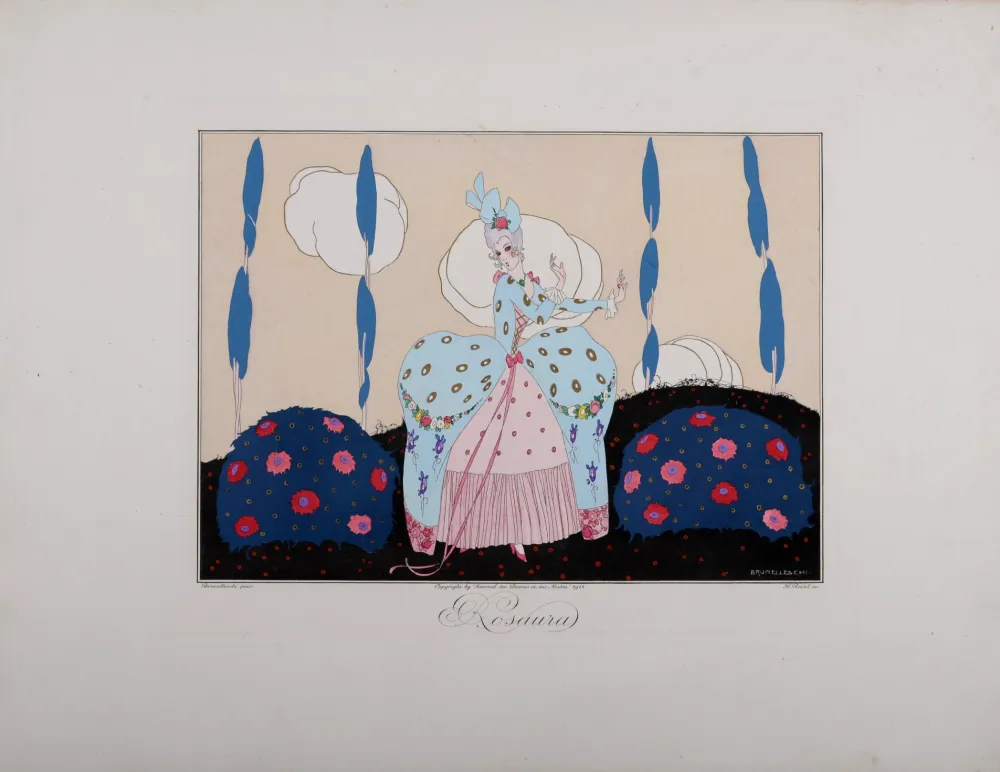 Incisione Brunelleschi - Rausora, 1914 - Masterpiece!