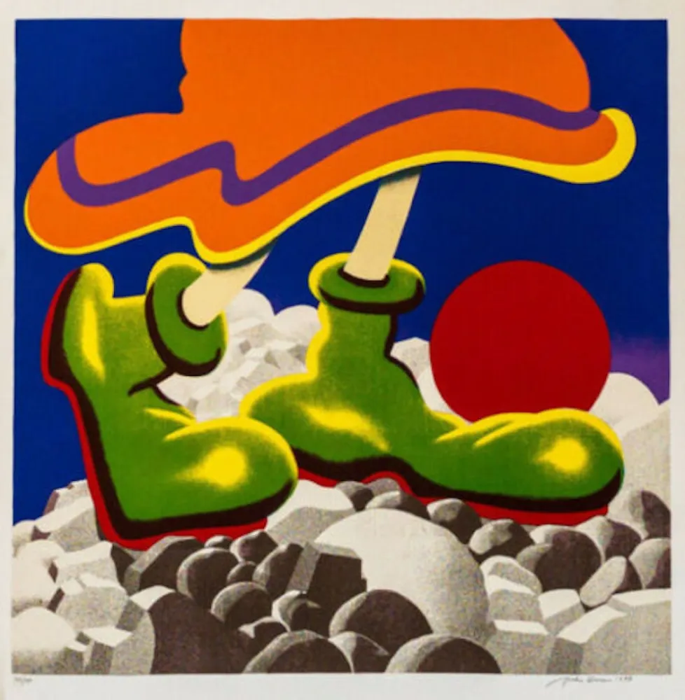 Serigrafia Brusca - Girl With Beachball