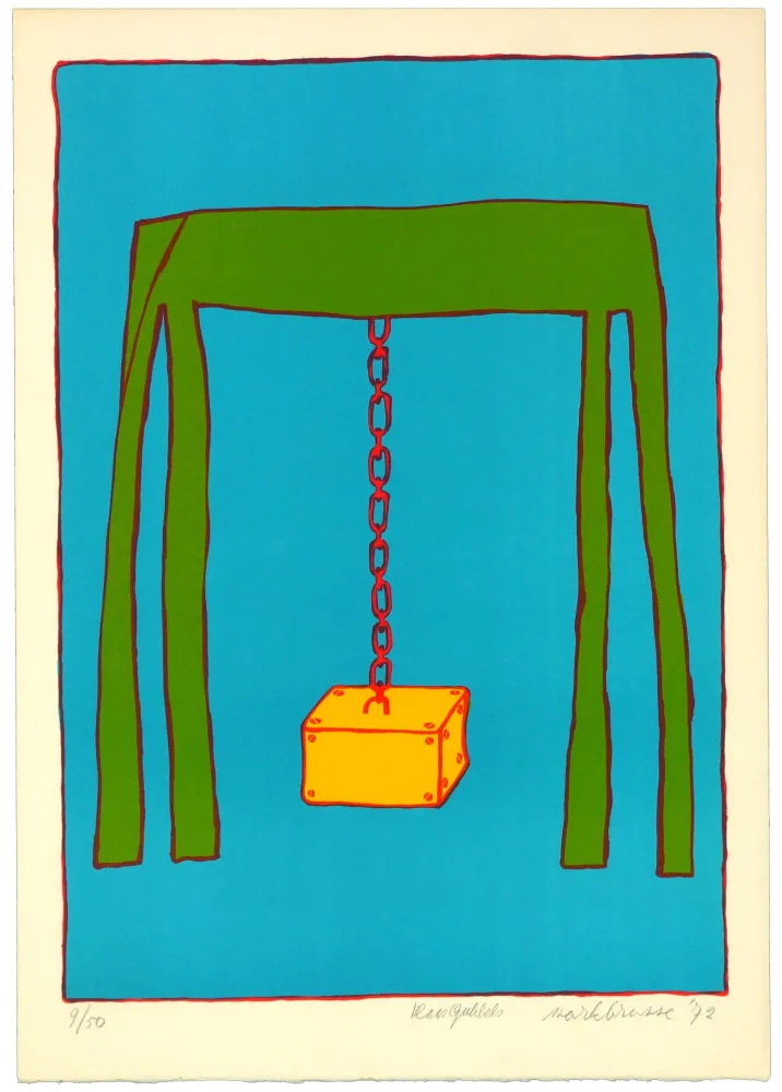 Litografia Brusse - Sans titre