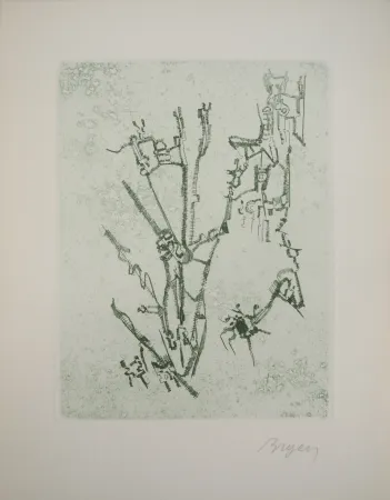 Incisione Bryen - Construction abstraite