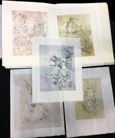 Libro Illustrato Bryen - Tristan Tzara. VIGIES. 5 eaux-fortes originales (1962).