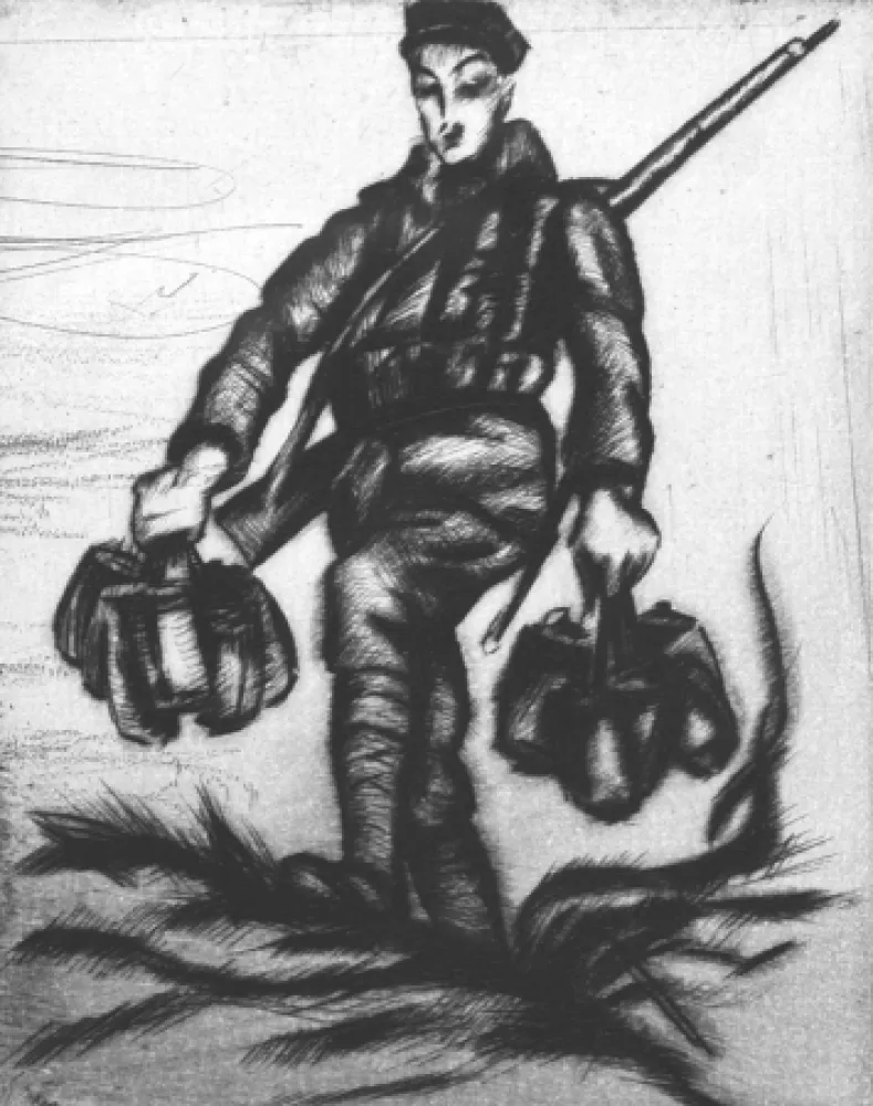 Punta Secca Bucci - Corvée dell'acqua