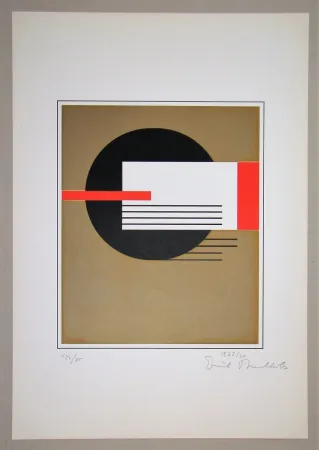 Serigrafia Buchholz - Composition, 1922