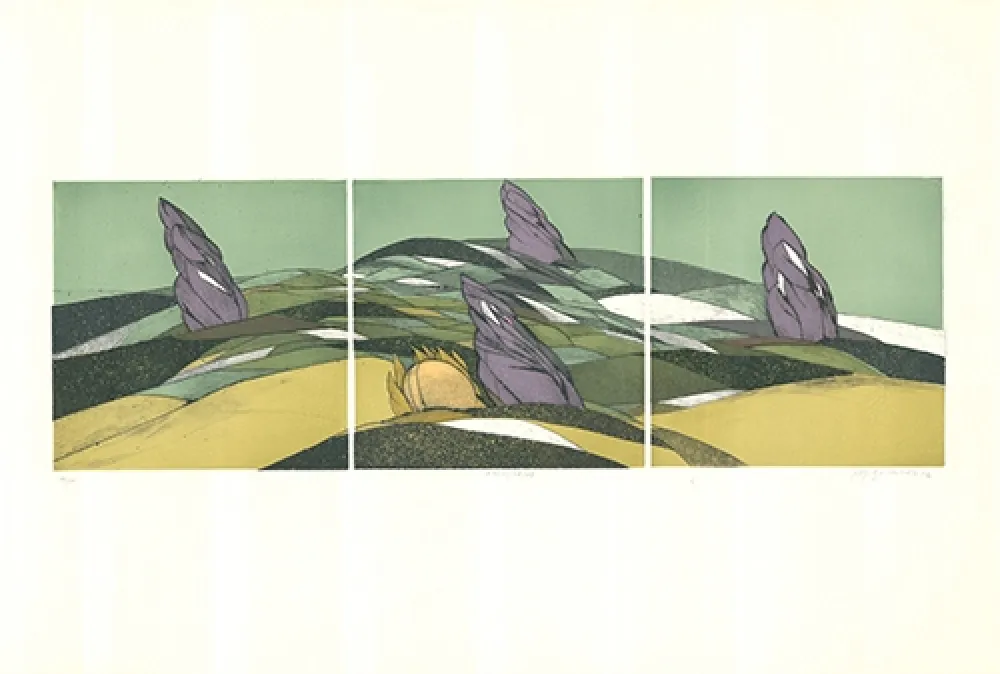 Acquaforte E Acquatinta Buchholz - Landschaft