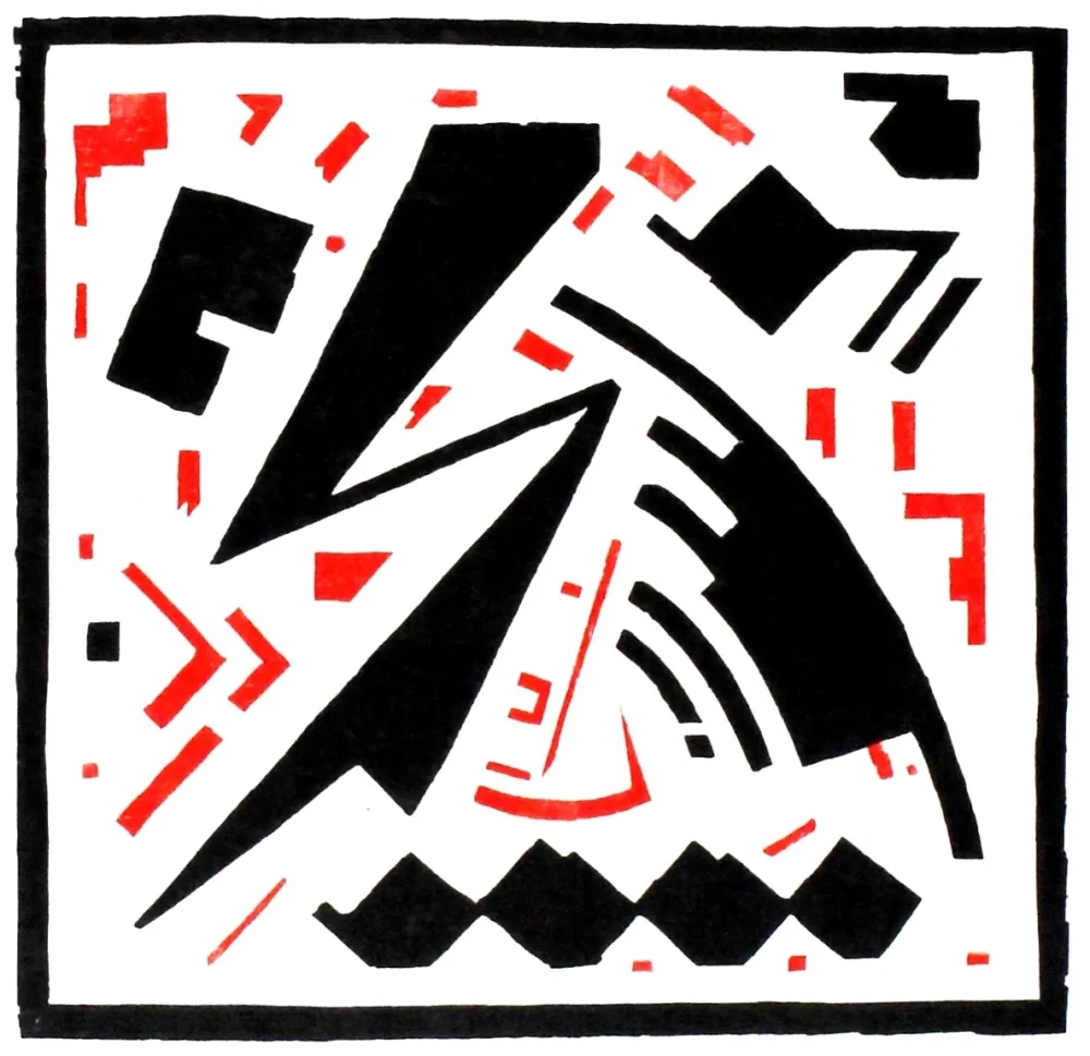 Incisione Su Legno Buchholz - Ohne Titel (No Title)