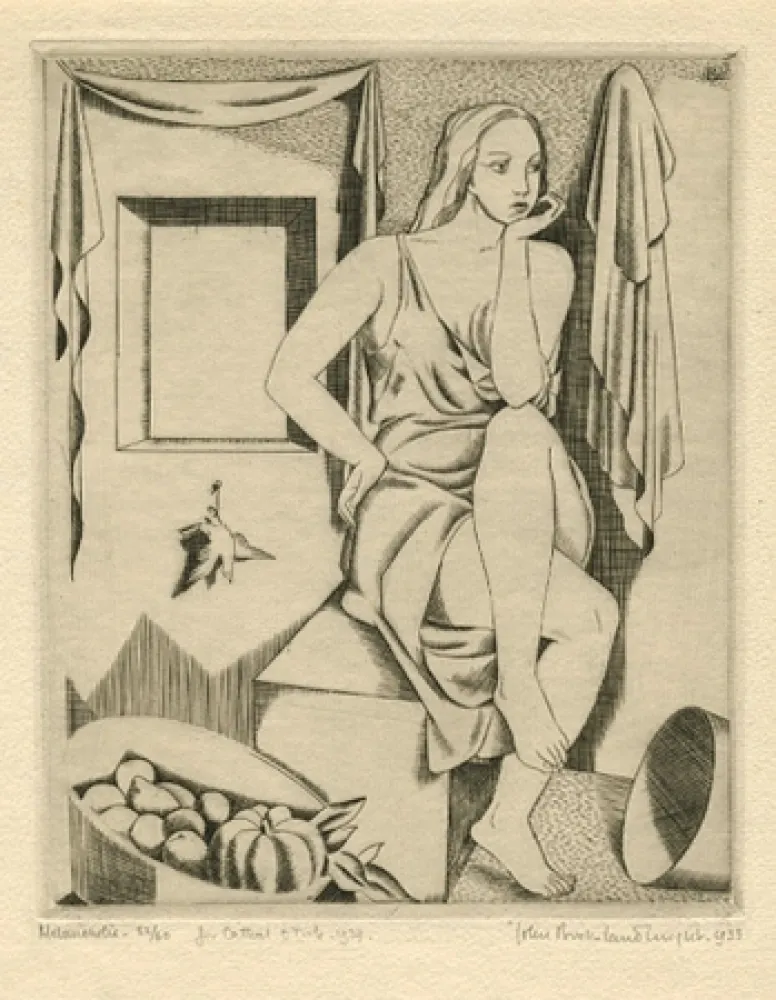 Acquaforte Buckland-Wright - Melancholie