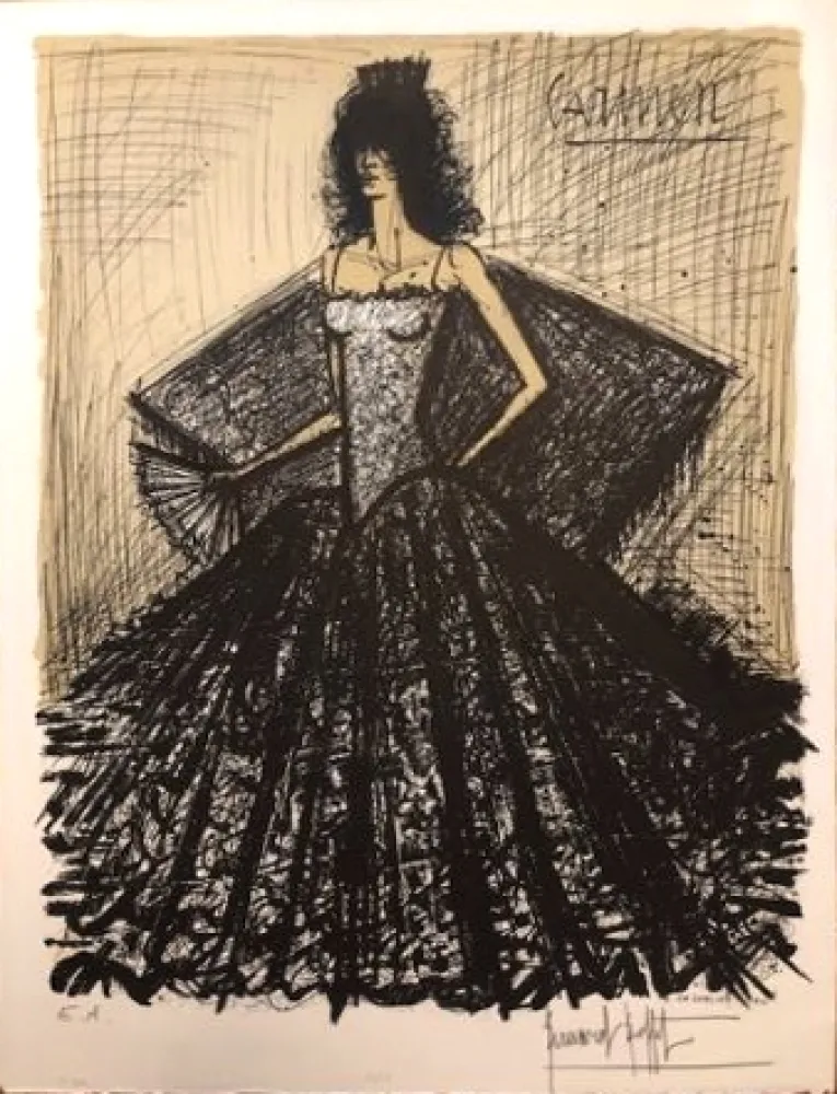 Litografia Buffet - Carmen