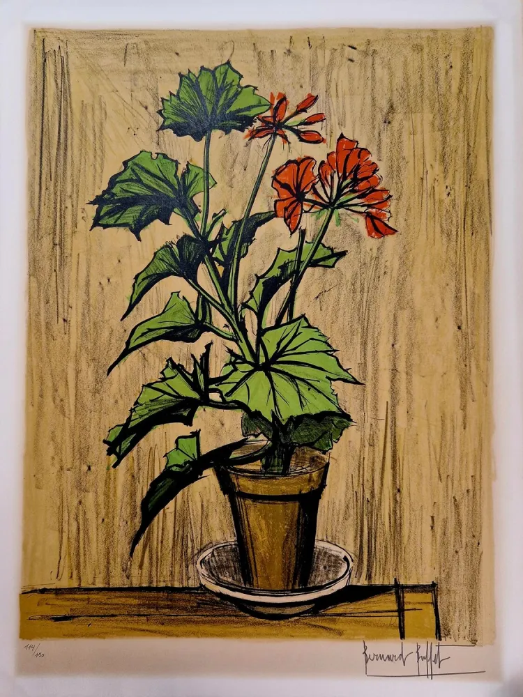 Litografia Buffet - Géranium