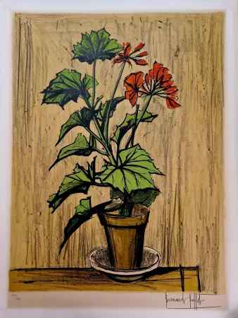 Litografia Buffet - Géranium