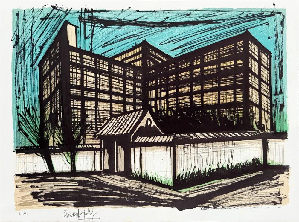 Litografia Buffet - Hôtel Fujita à Kyoto